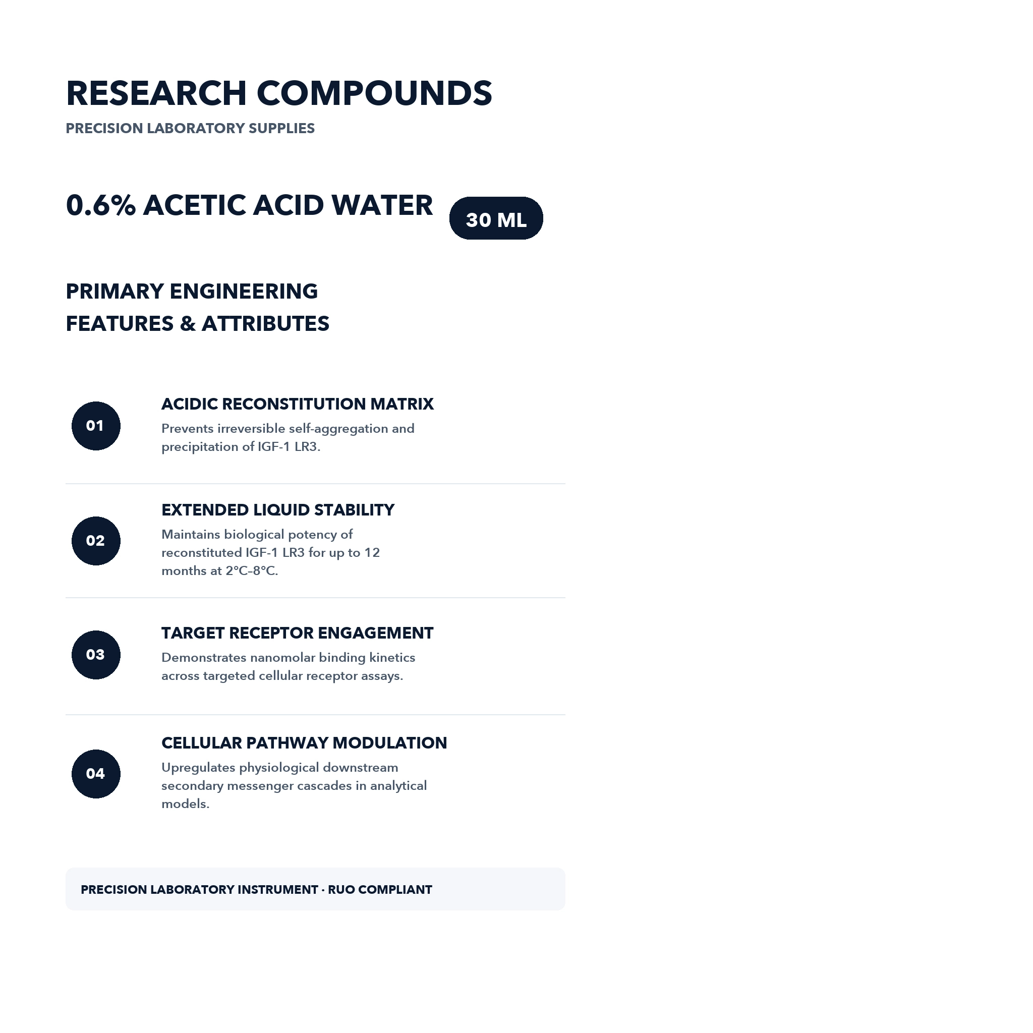 0.6% Acetic Acid Water (10 mL Laboratory Reagent) thumbnail 4