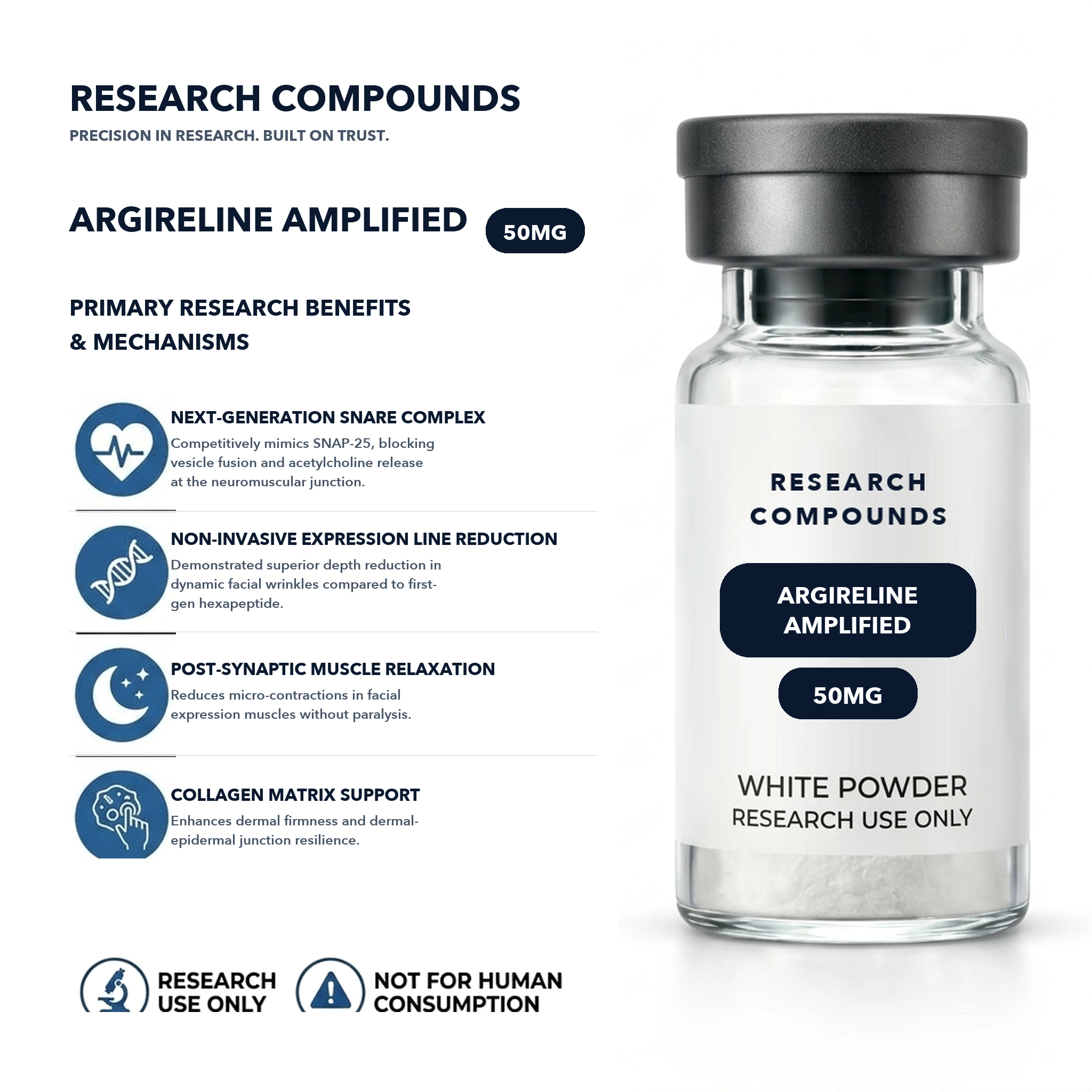 Argireline Amplified (50mg Research Vial) thumbnail 4