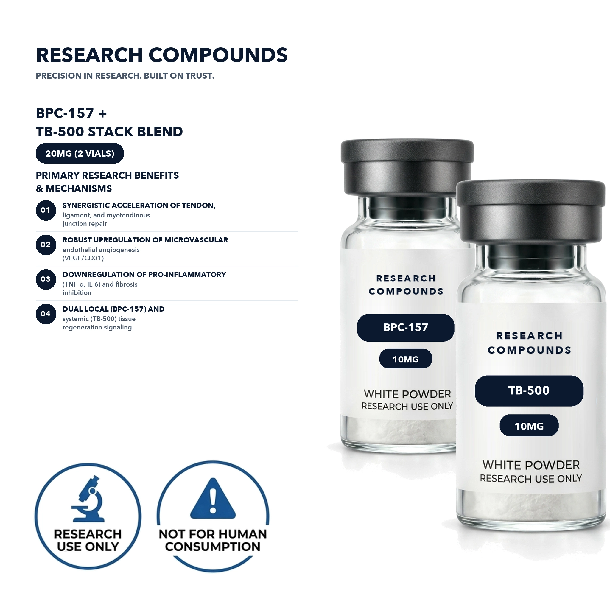 BPC-157 + TB-500 Stack (Dual-Vial Tissue Repair Kit) thumbnail 4