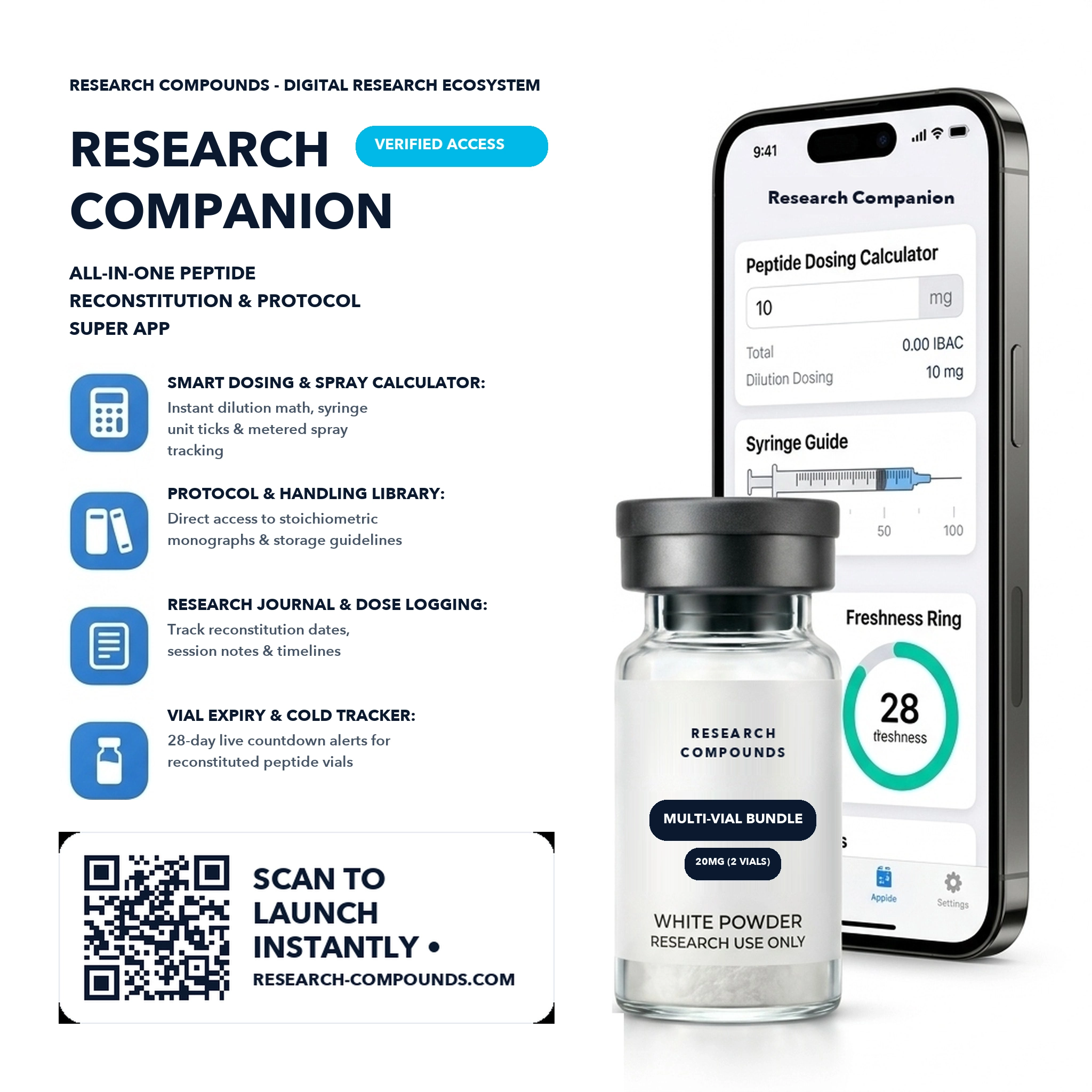 BPC-157 + TB-500 Stack (Dual-Vial Tissue Repair Kit) thumbnail 6