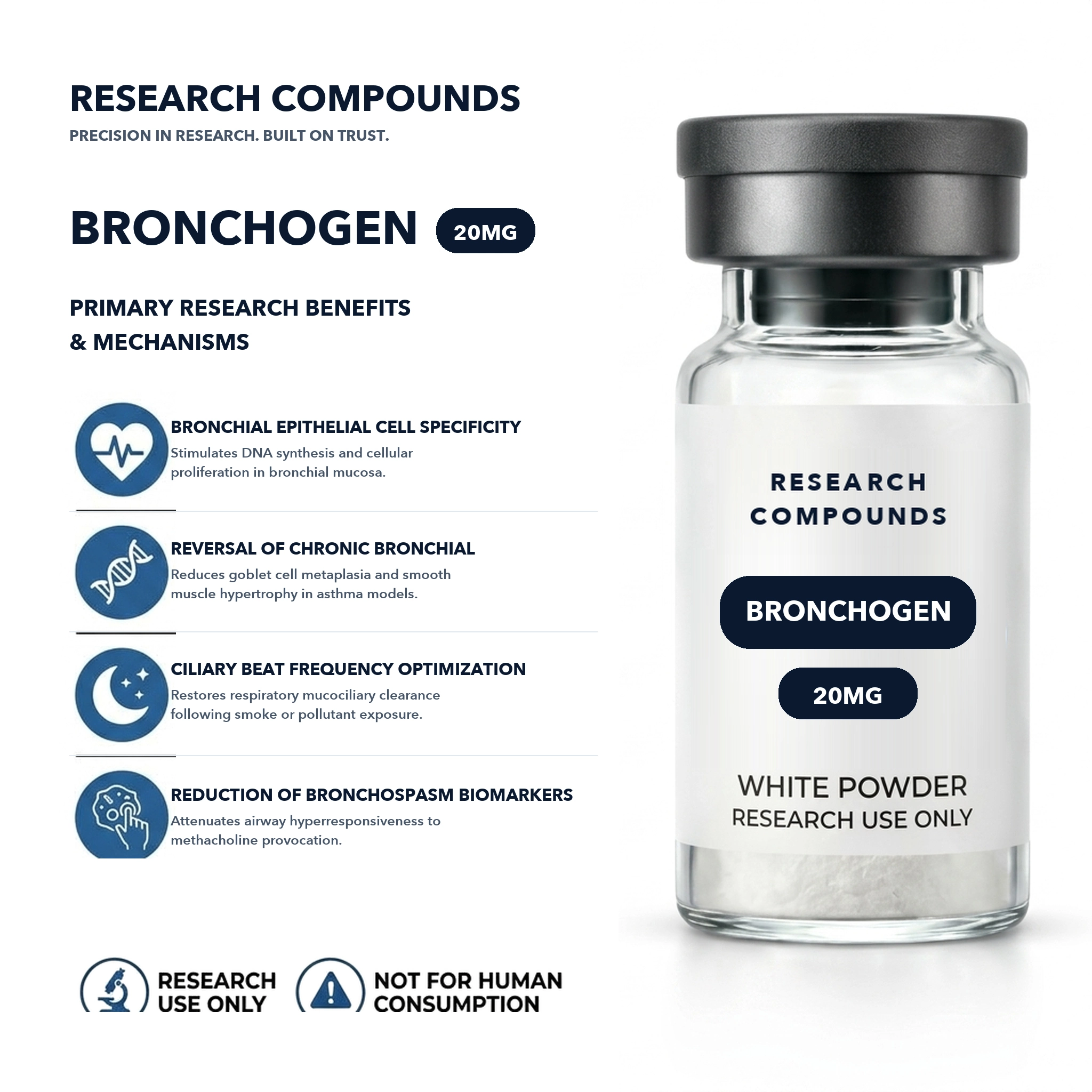 Bronchogen (20mg Khavinson Bioregulator) thumbnail 4