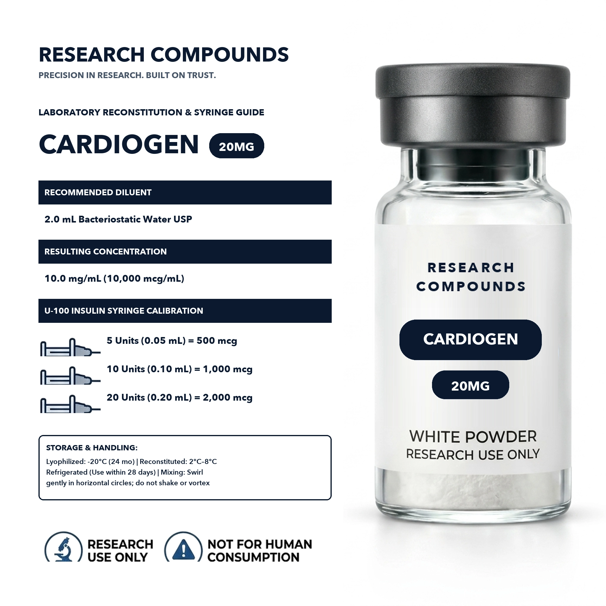 Cardiogen (20mg Khavinson Bioregulator) thumbnail 3