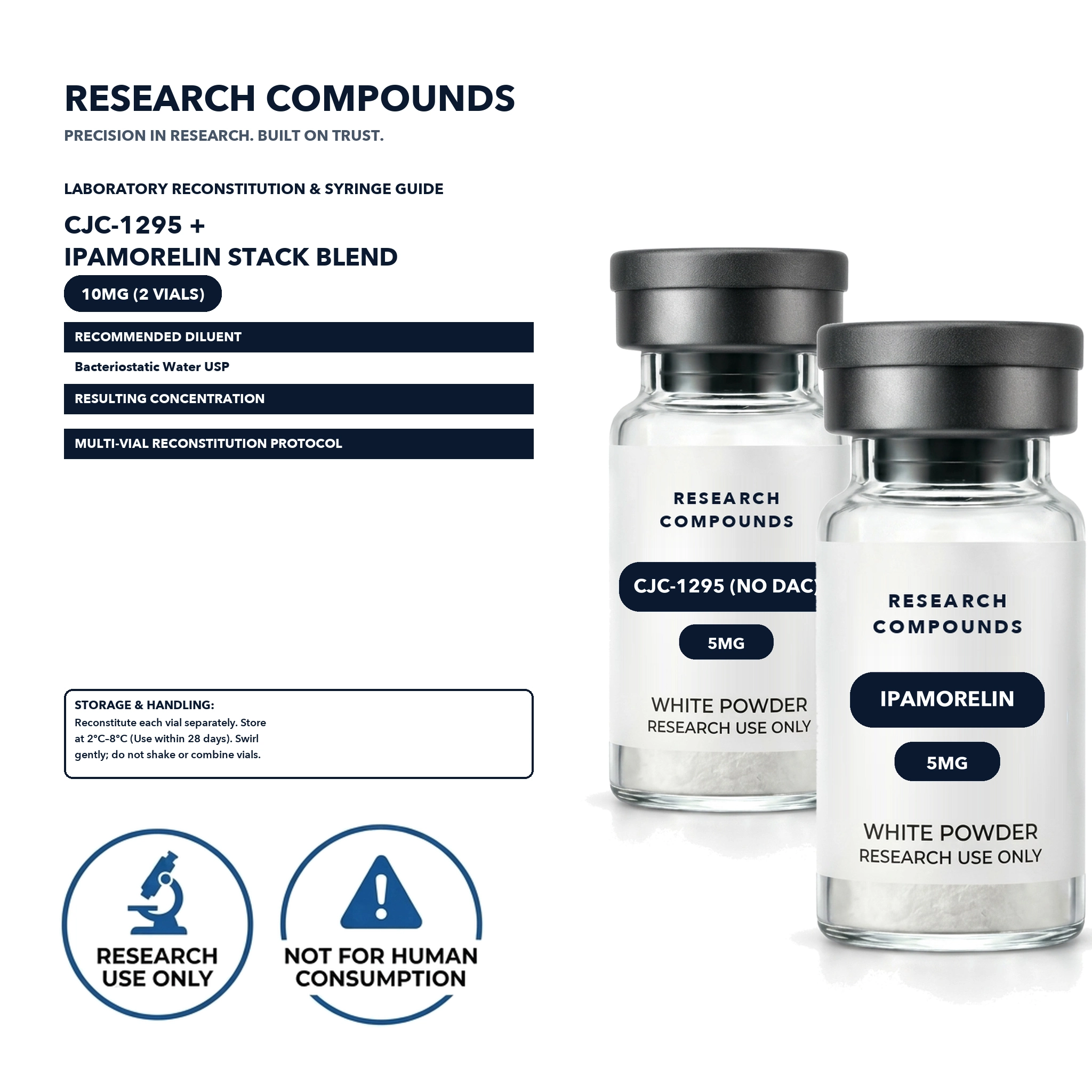 CJC-1295 + Ipamorelin Stack (Dual-Vial GH Axis Kit) thumbnail 3