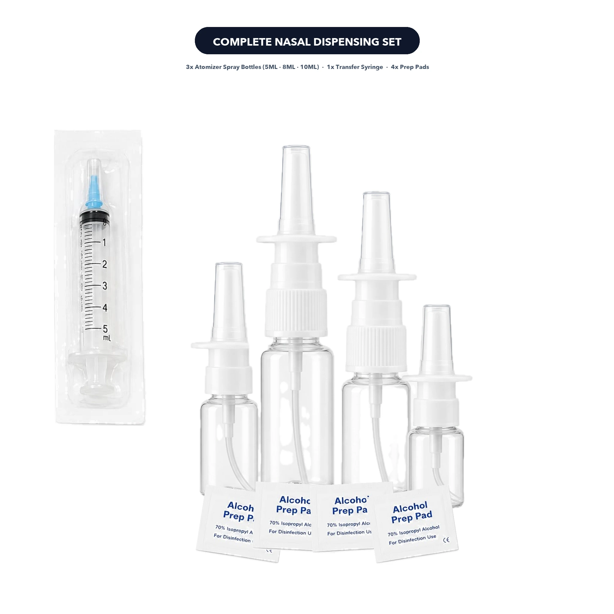 Clear Nasal Spray Bottles thumbnail 9