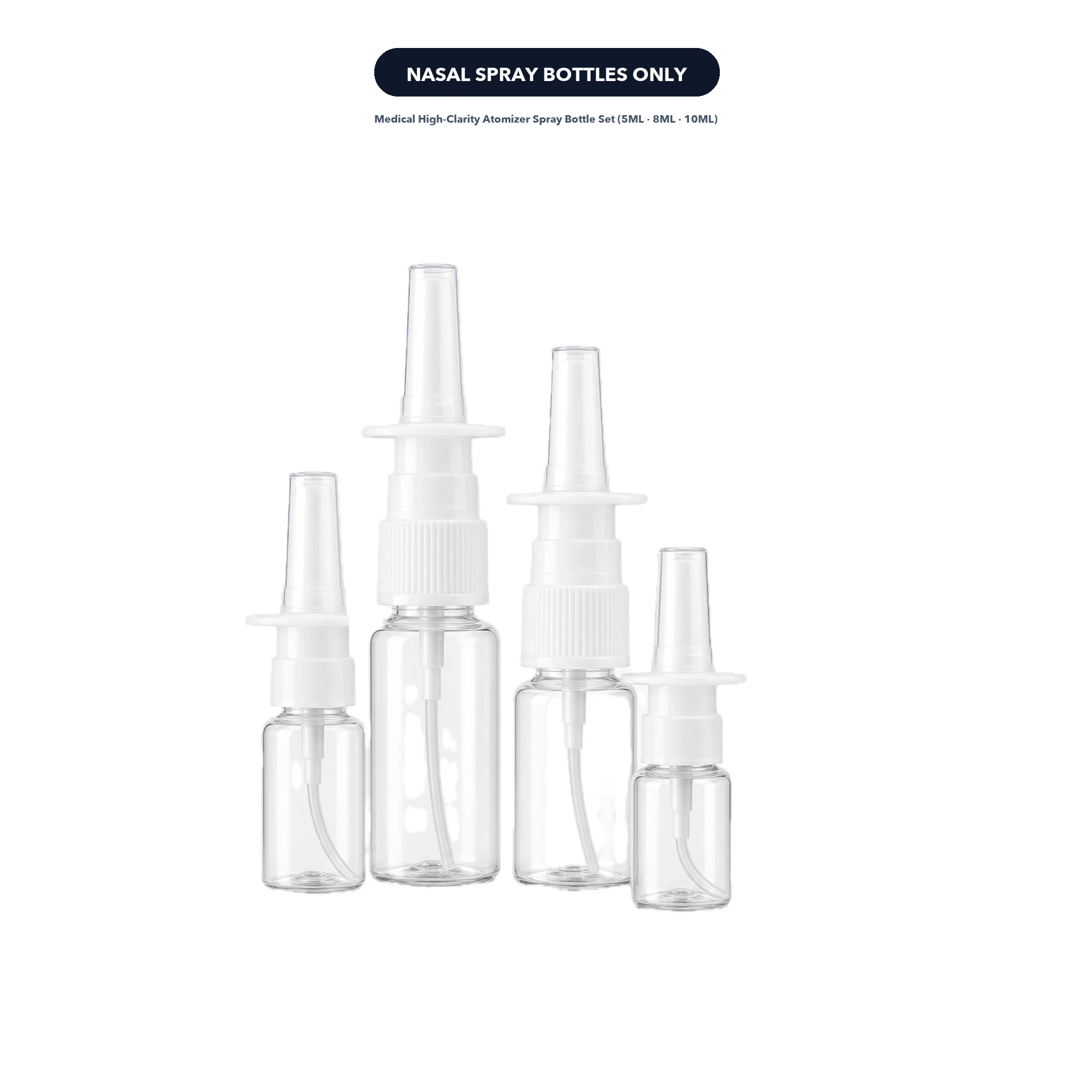 Clear Nasal Spray Bottles thumbnail 7