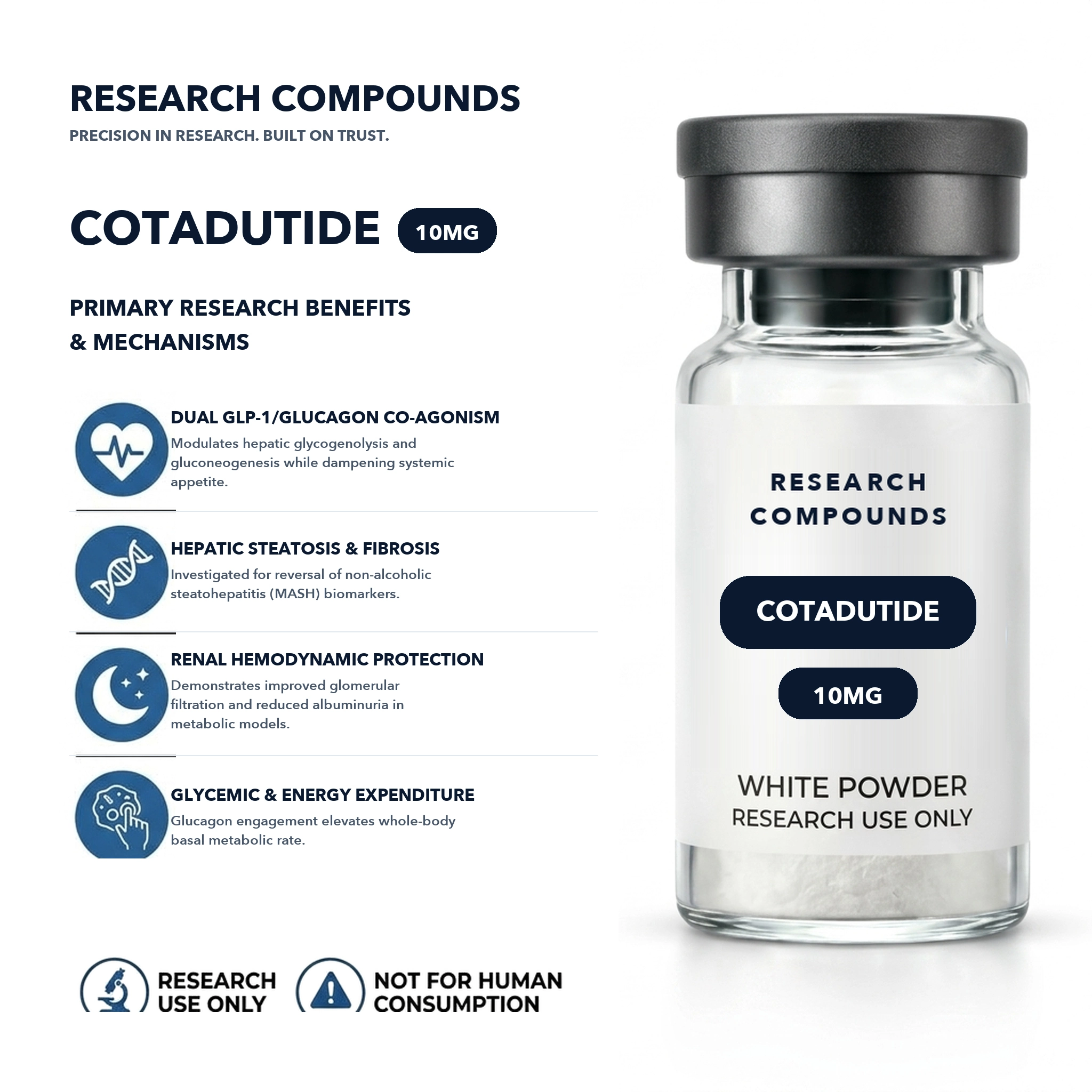 Cotadutide (10mg Research Vial) thumbnail 4