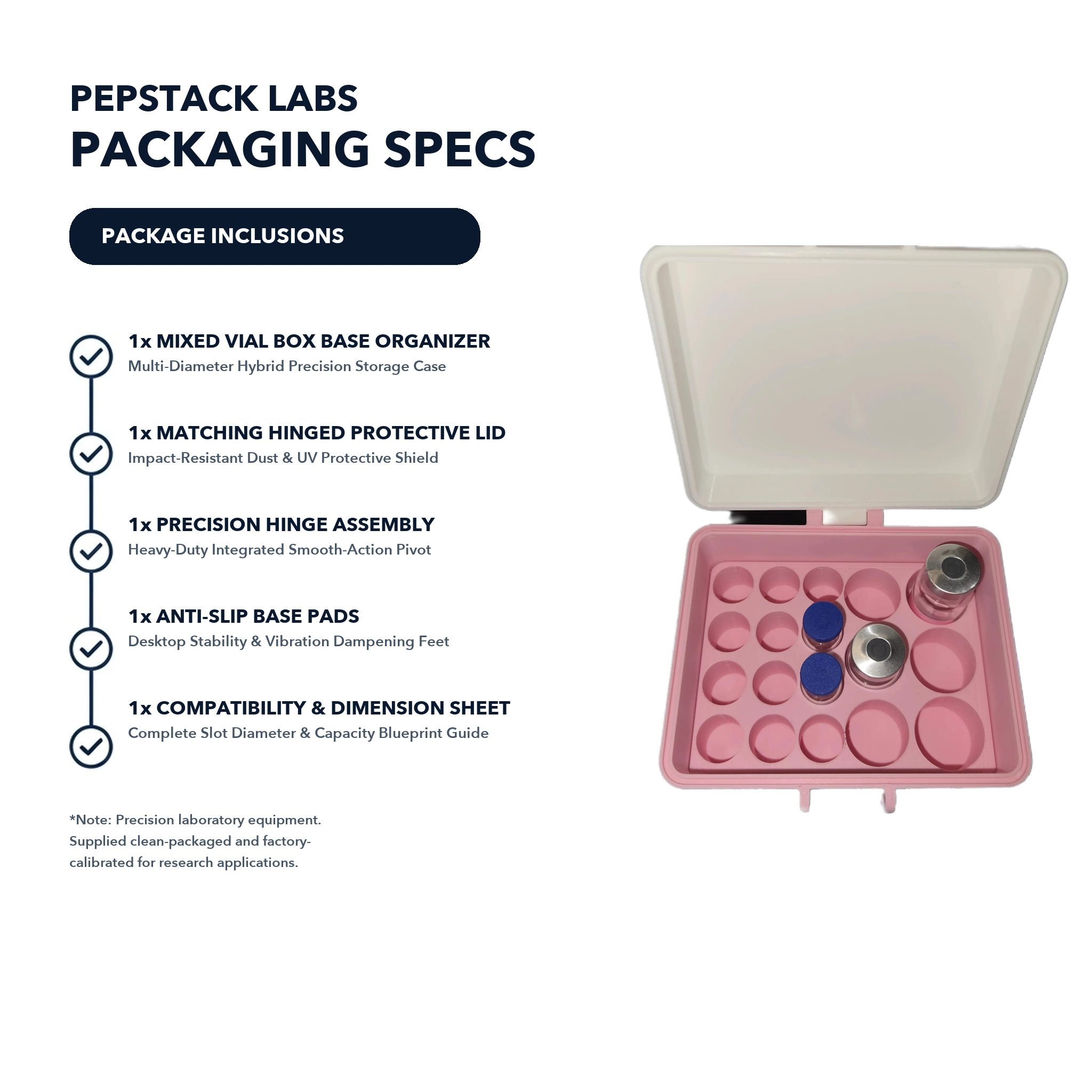 Custom Mixed Vial Organizer Box thumbnail 5