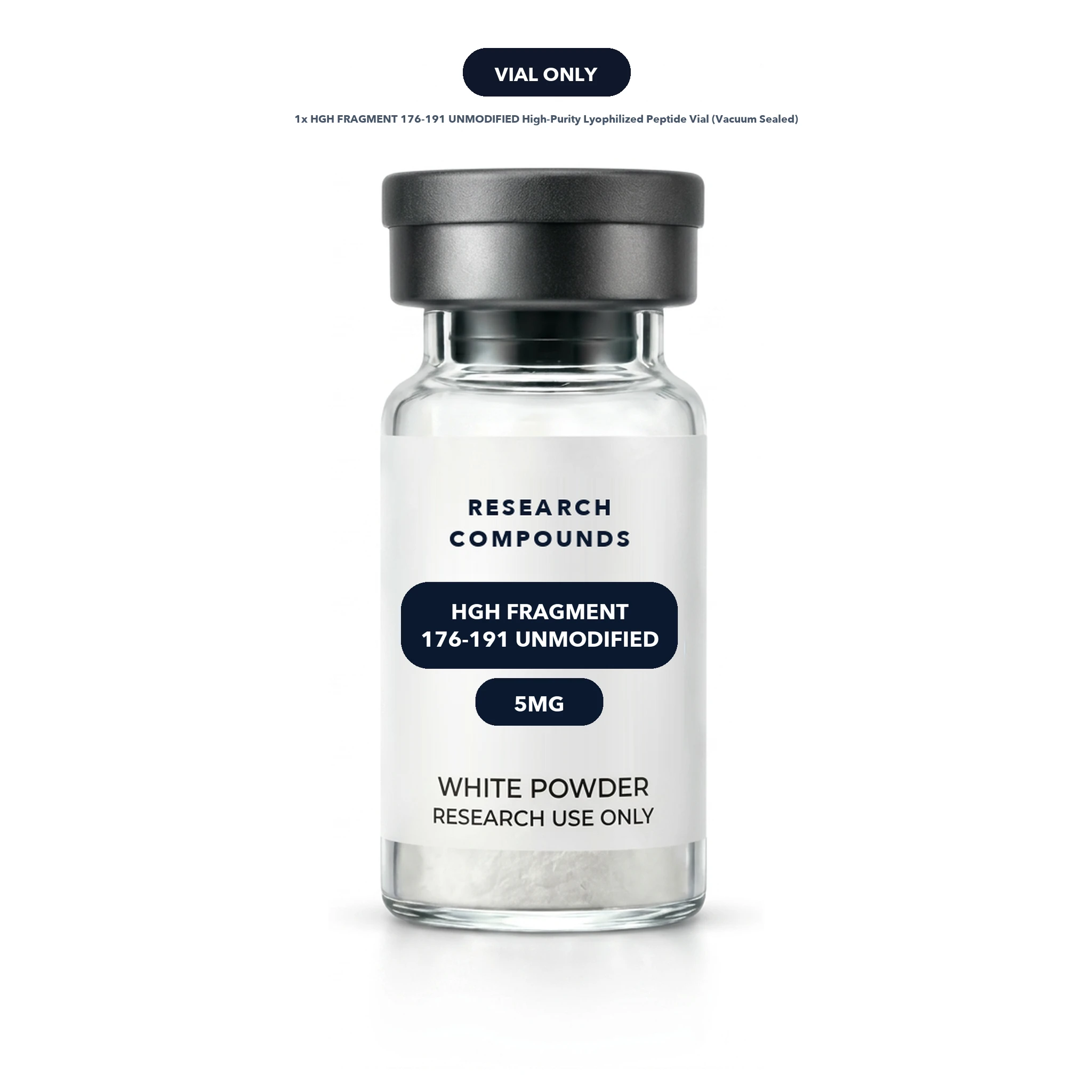 HGH Fragment 176-191 Unmodified (5mg Research Vial) thumbnail 7