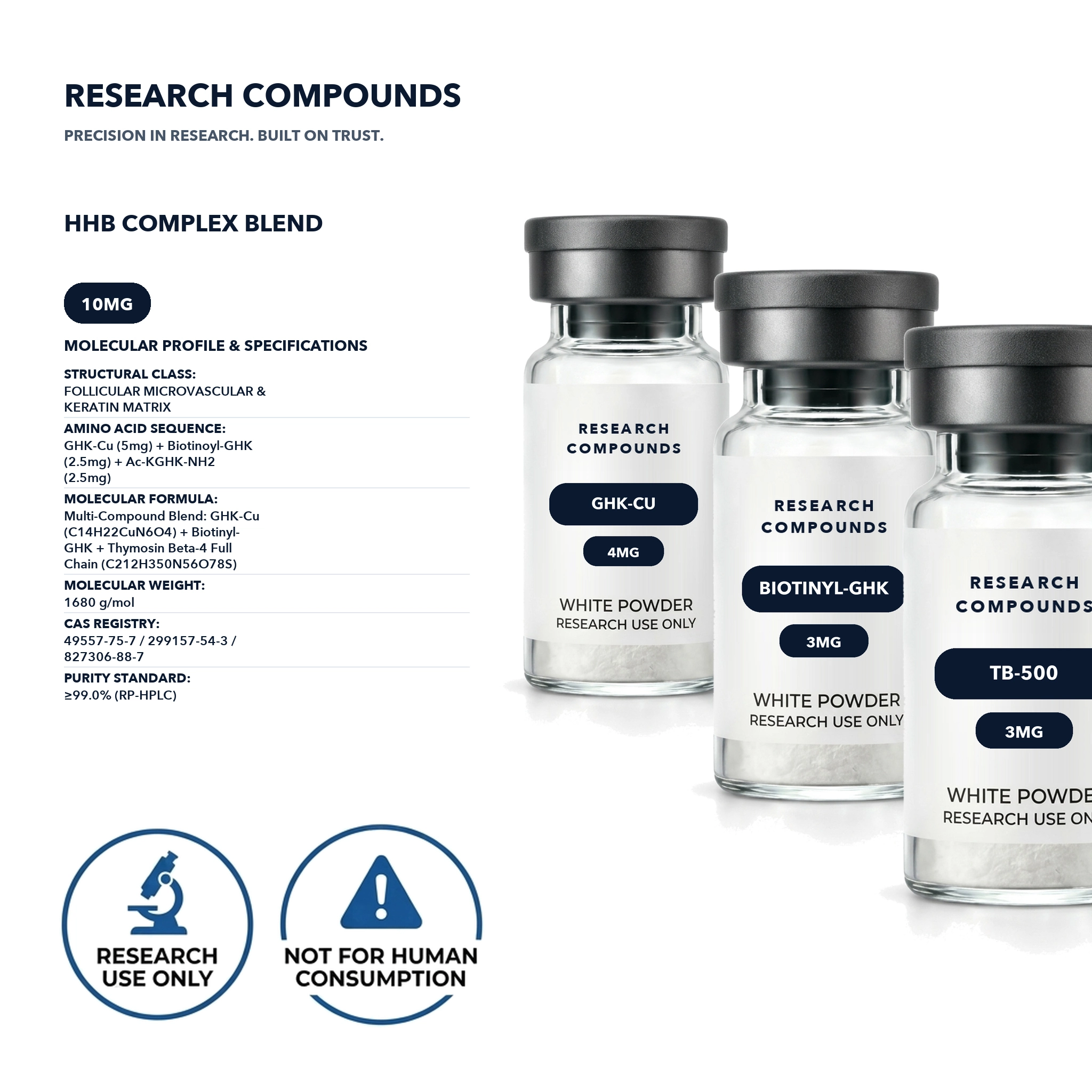 HHB Complex (10mg Hair, Skin & Nails Multi-Peptide Blend) thumbnail 2