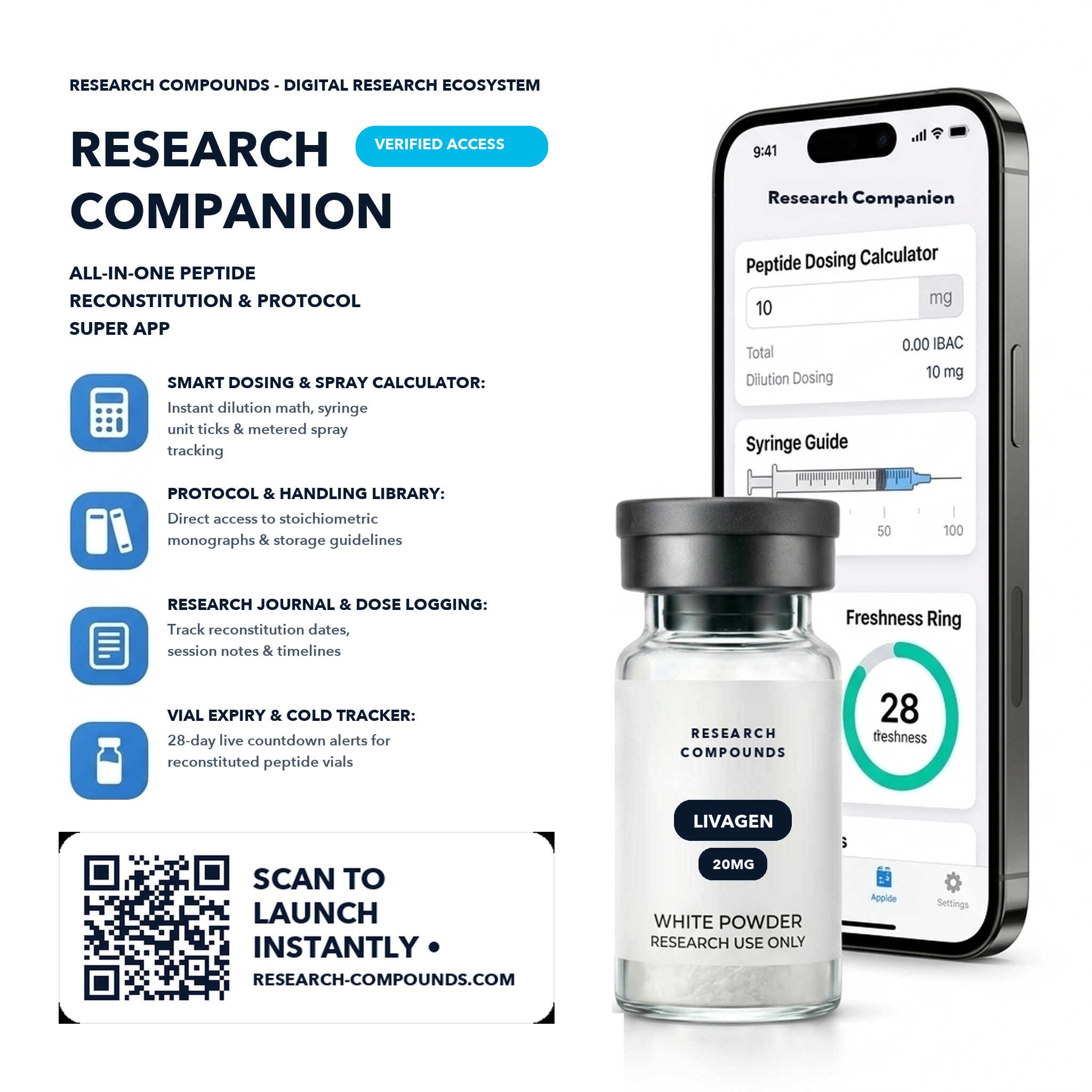 Livagen (20mg Khavinson Bioregulator) thumbnail 6