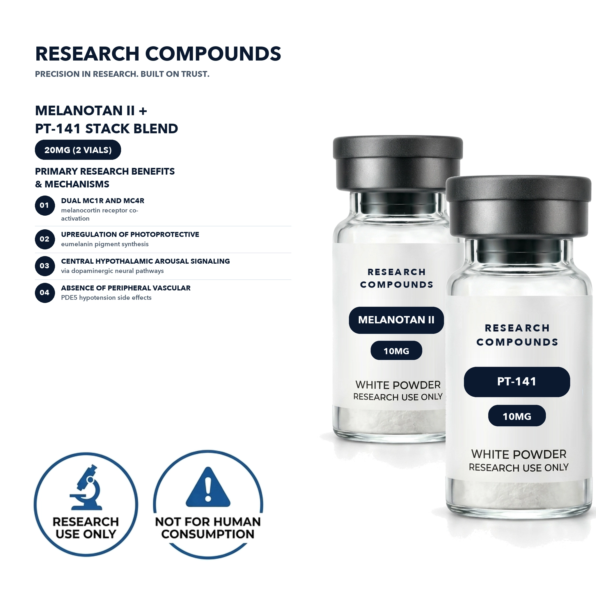 Melanotan II + PT-141 Stack (Dual-Vial Melanocortin Kit) thumbnail 4
