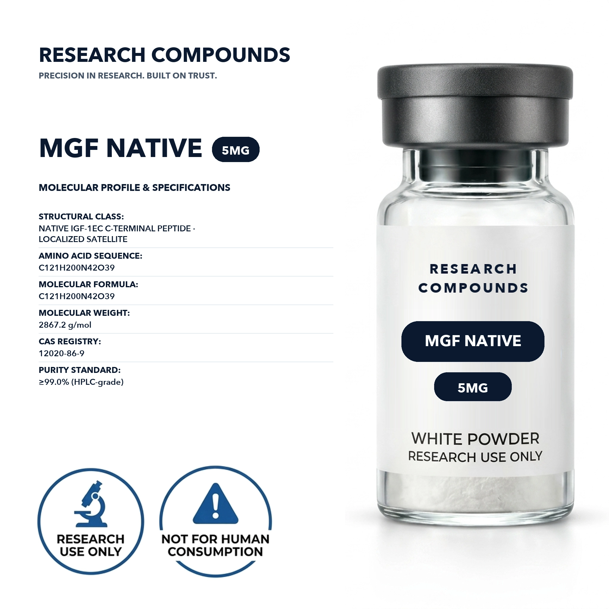 MGF Native (5mg Research Vial) thumbnail 2