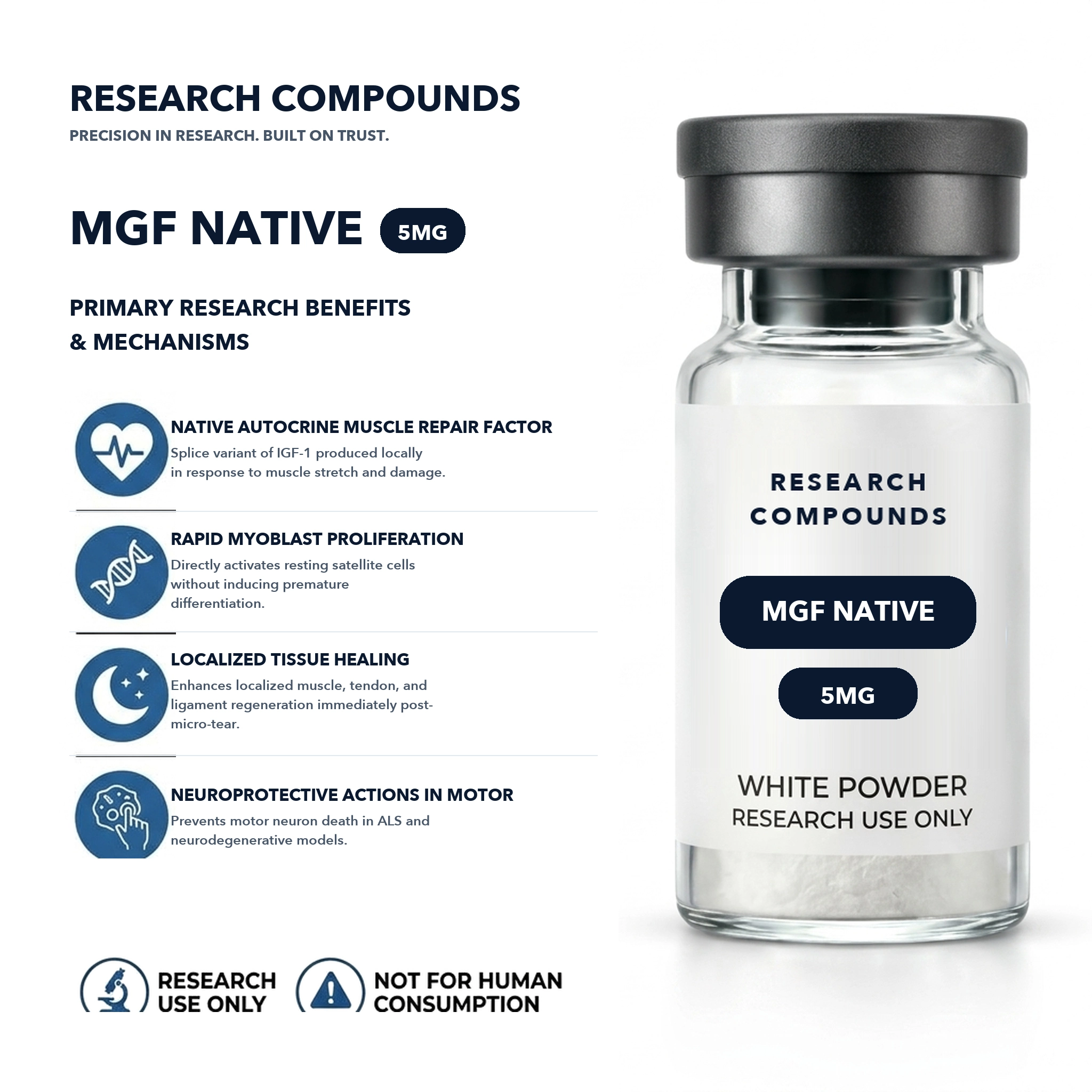 MGF Native (5mg Research Vial) thumbnail 4