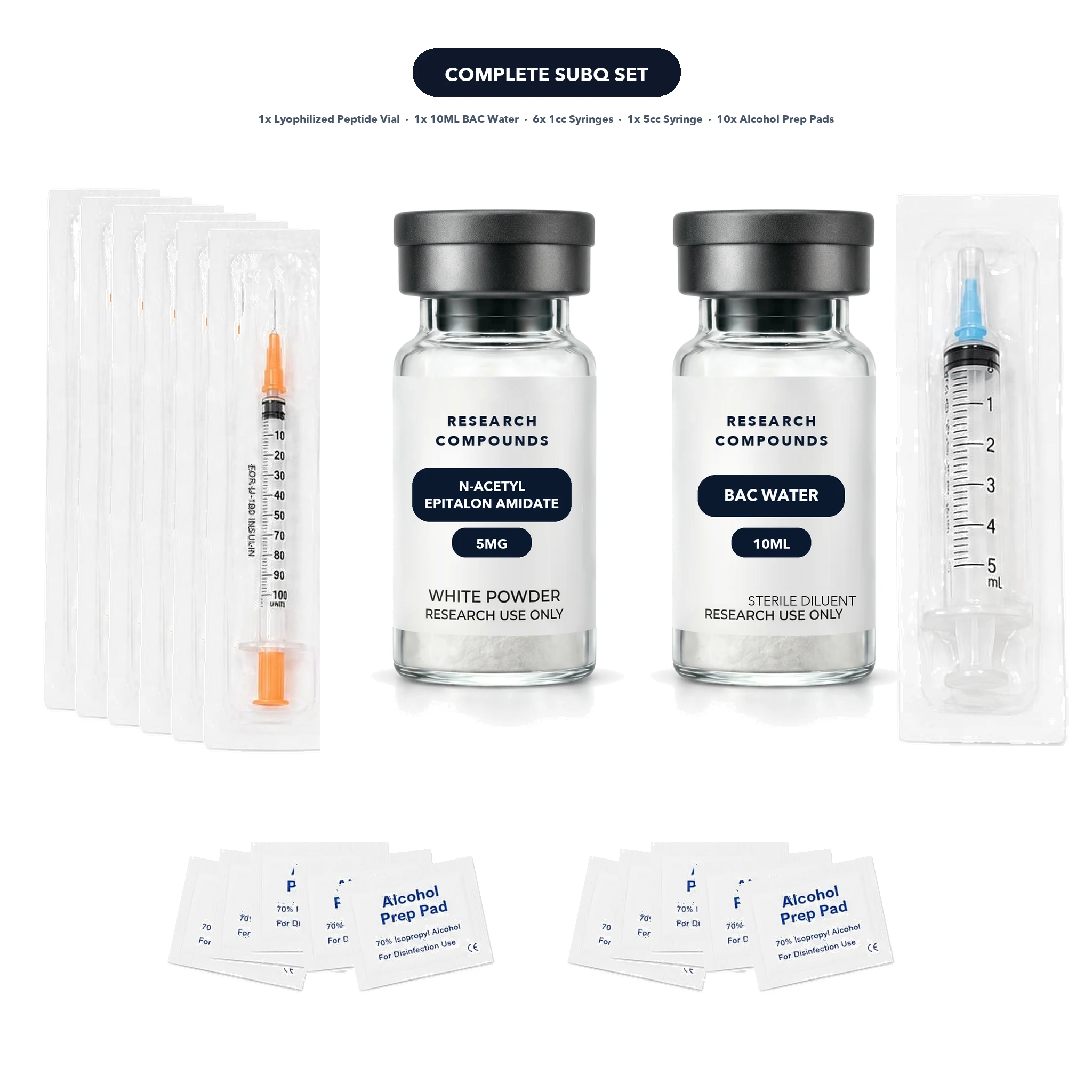 N-Acetyl Epitalon Amidate (5mg Research Vial) thumbnail 9