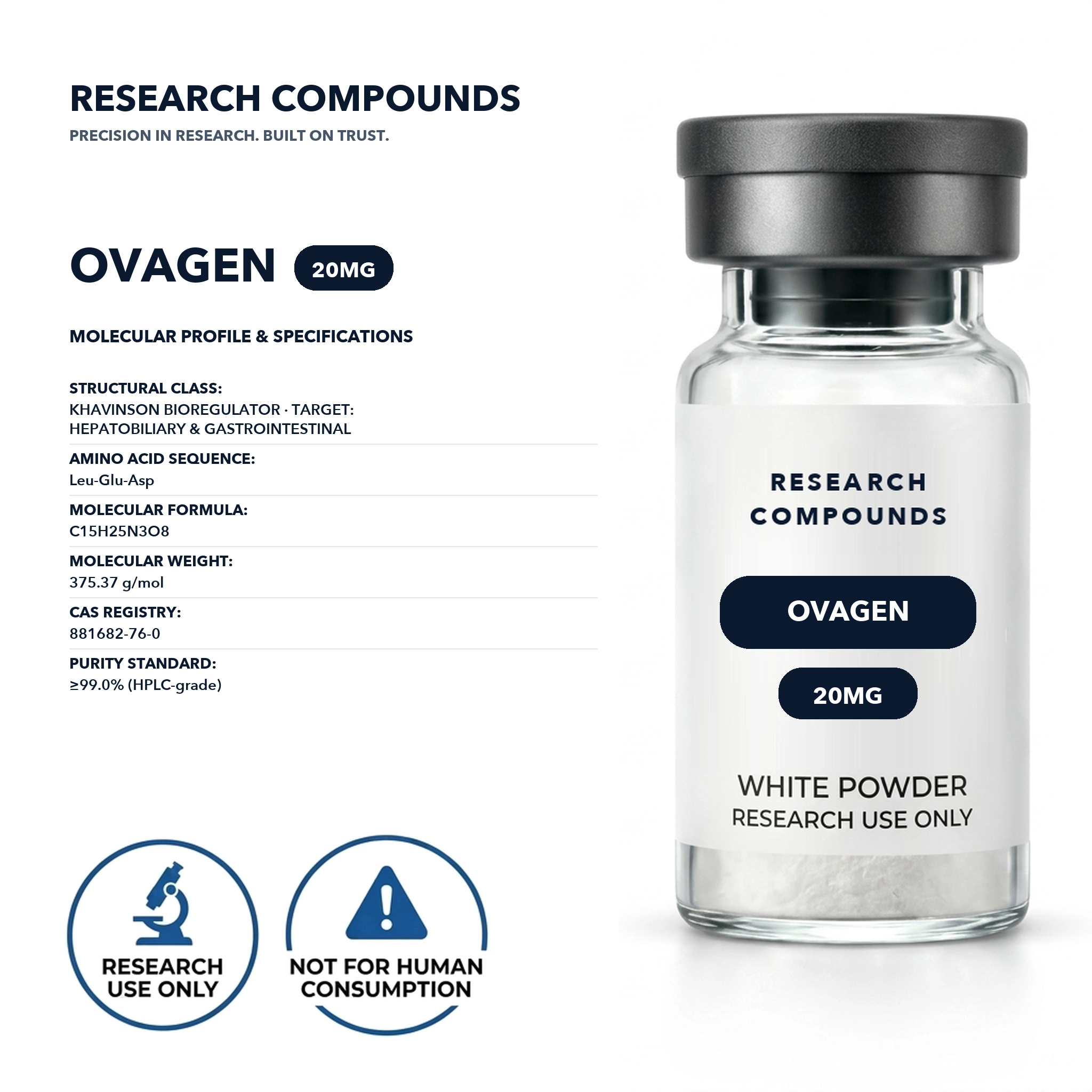 Ovagen (20mg Khavinson Bioregulator) thumbnail 2
