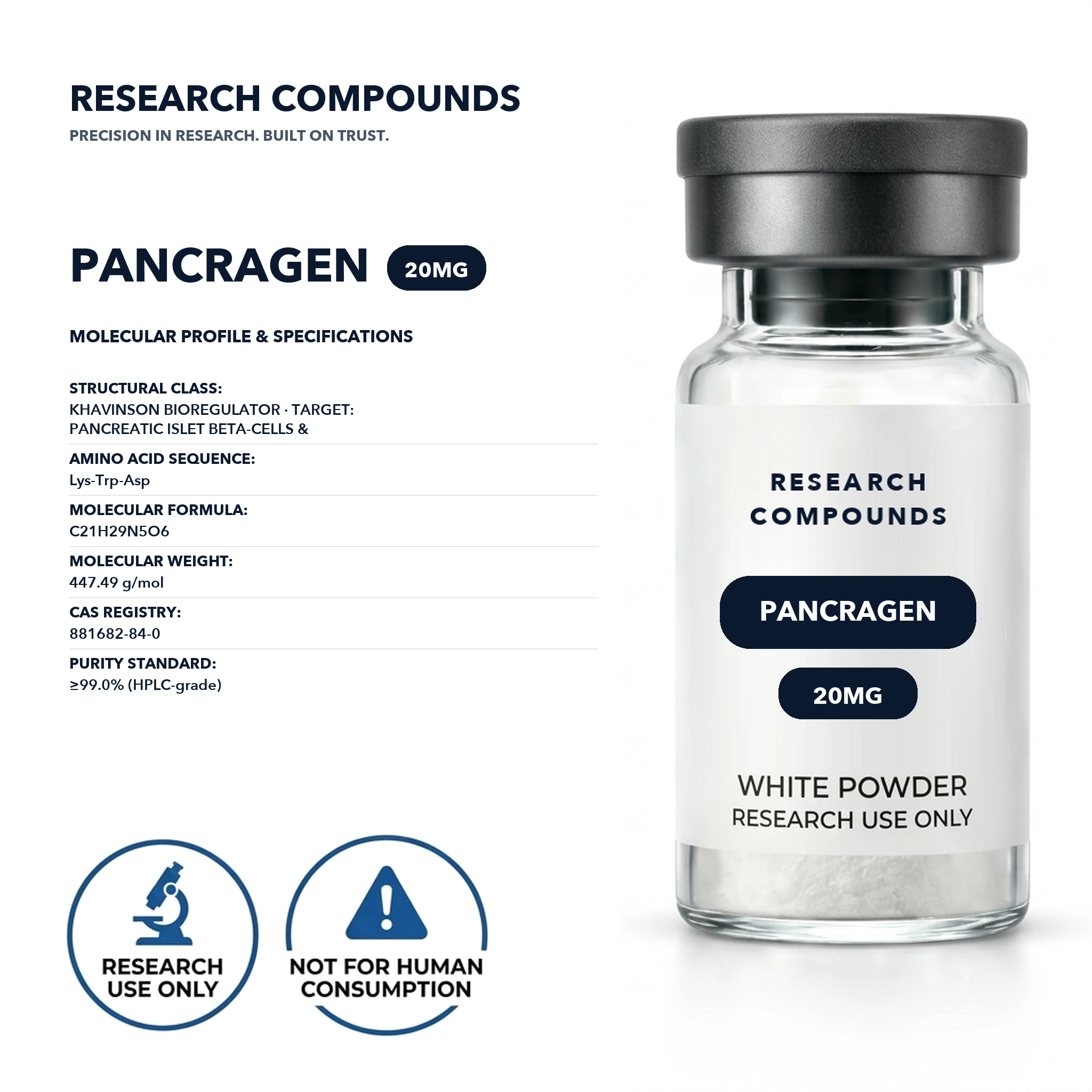 Pancragen (20mg Khavinson Bioregulator) thumbnail 2