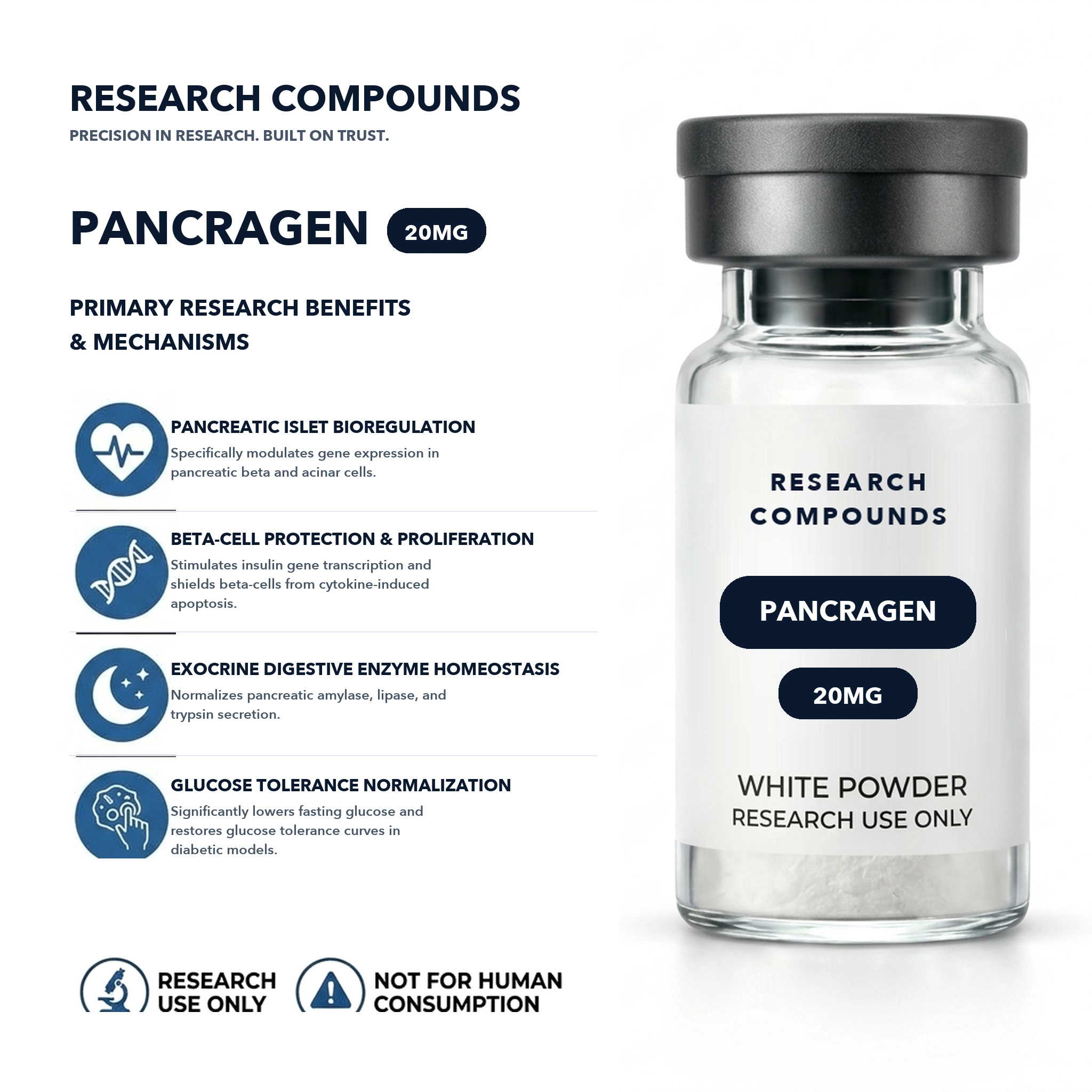 Pancragen (20mg Khavinson Bioregulator) thumbnail 4