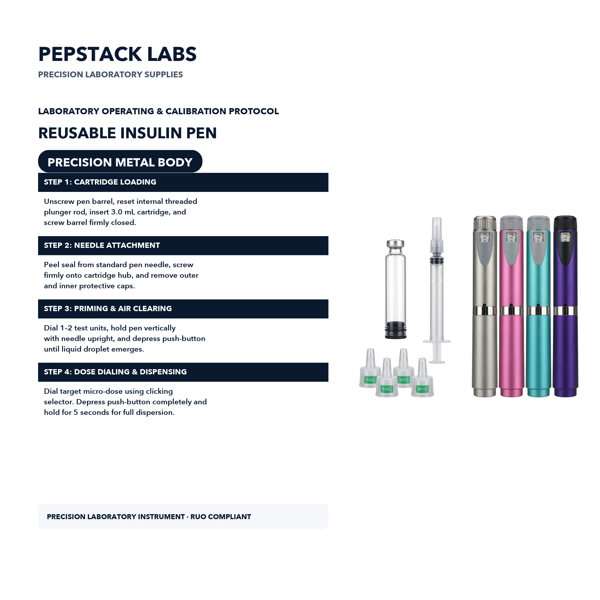 Reusable Metal Insulin Pen thumbnail 3