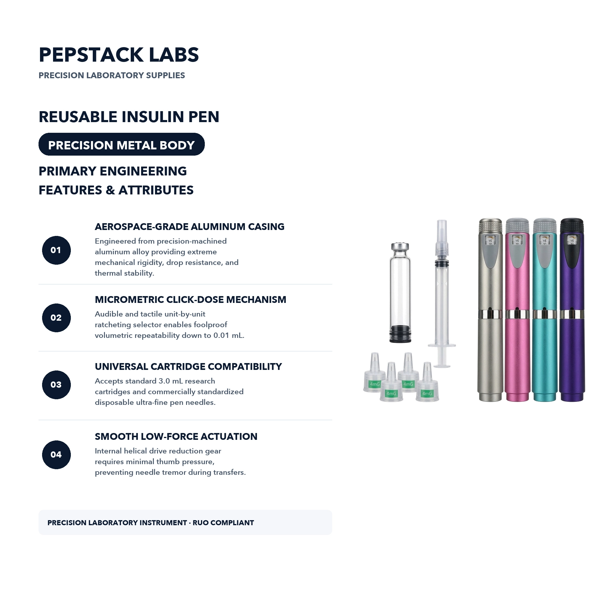 Reusable Metal Insulin Pen thumbnail 4