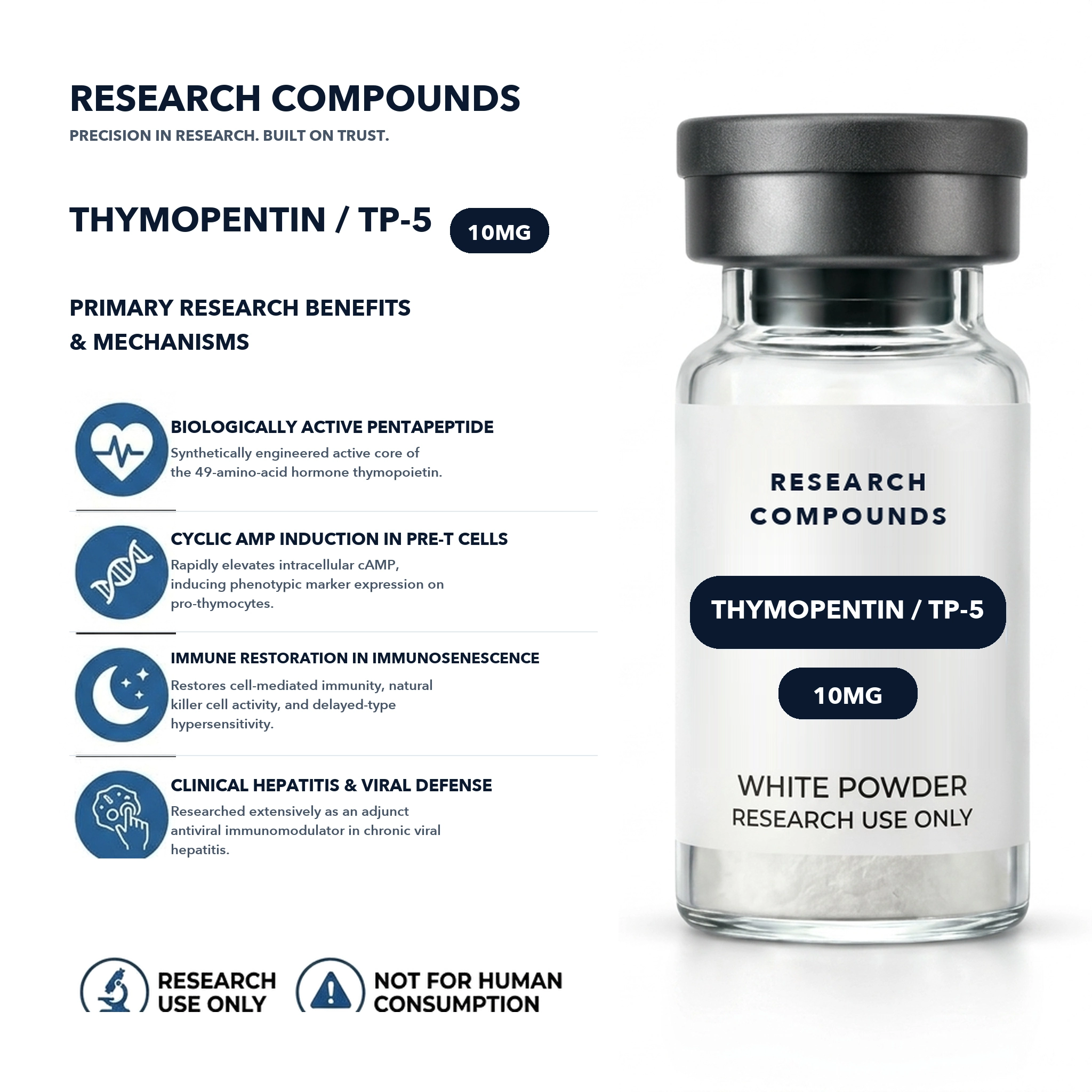 Thymopentin / TP-5 (10mg Research Vial) thumbnail 4