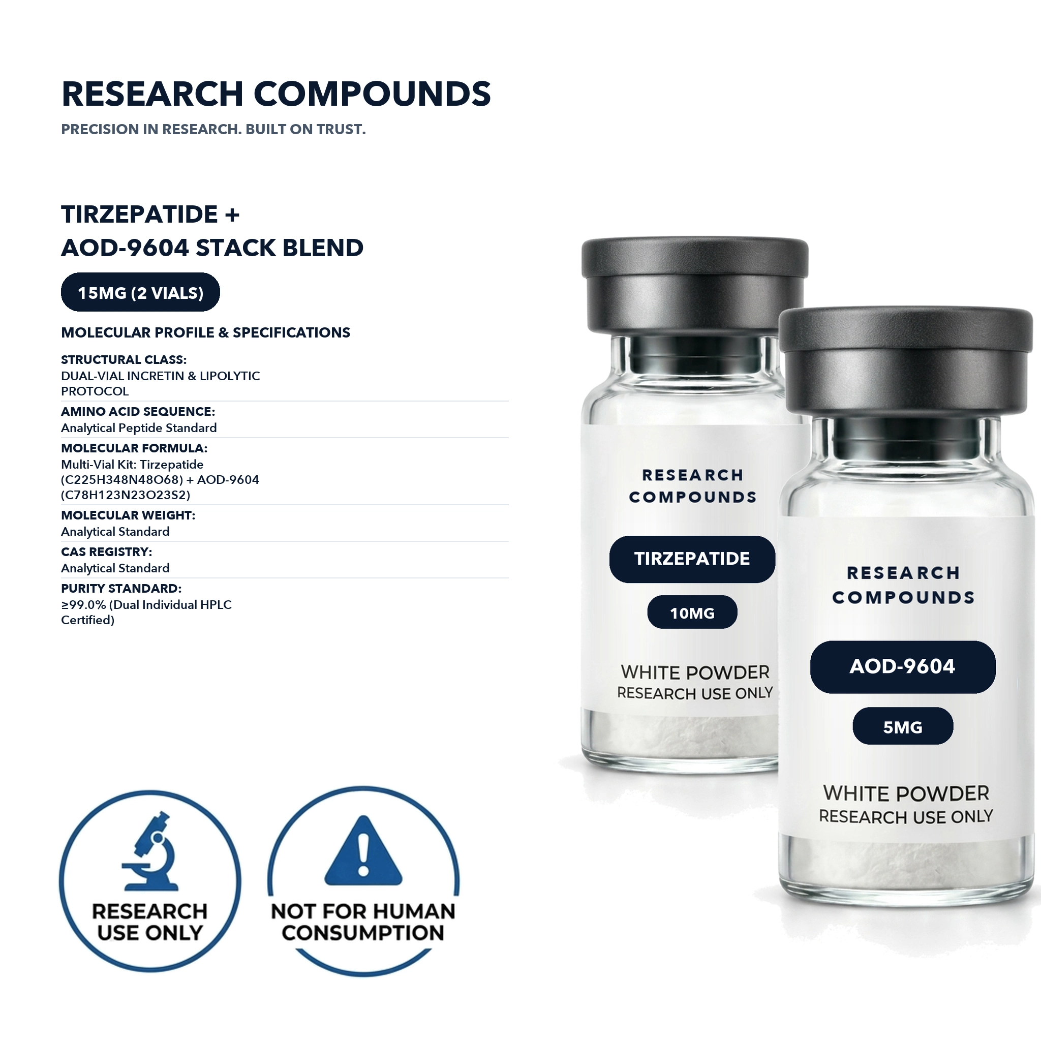 Tirzepatide + AOD-9604 Stack (Dual-Vial Metabolic Kit) thumbnail 2